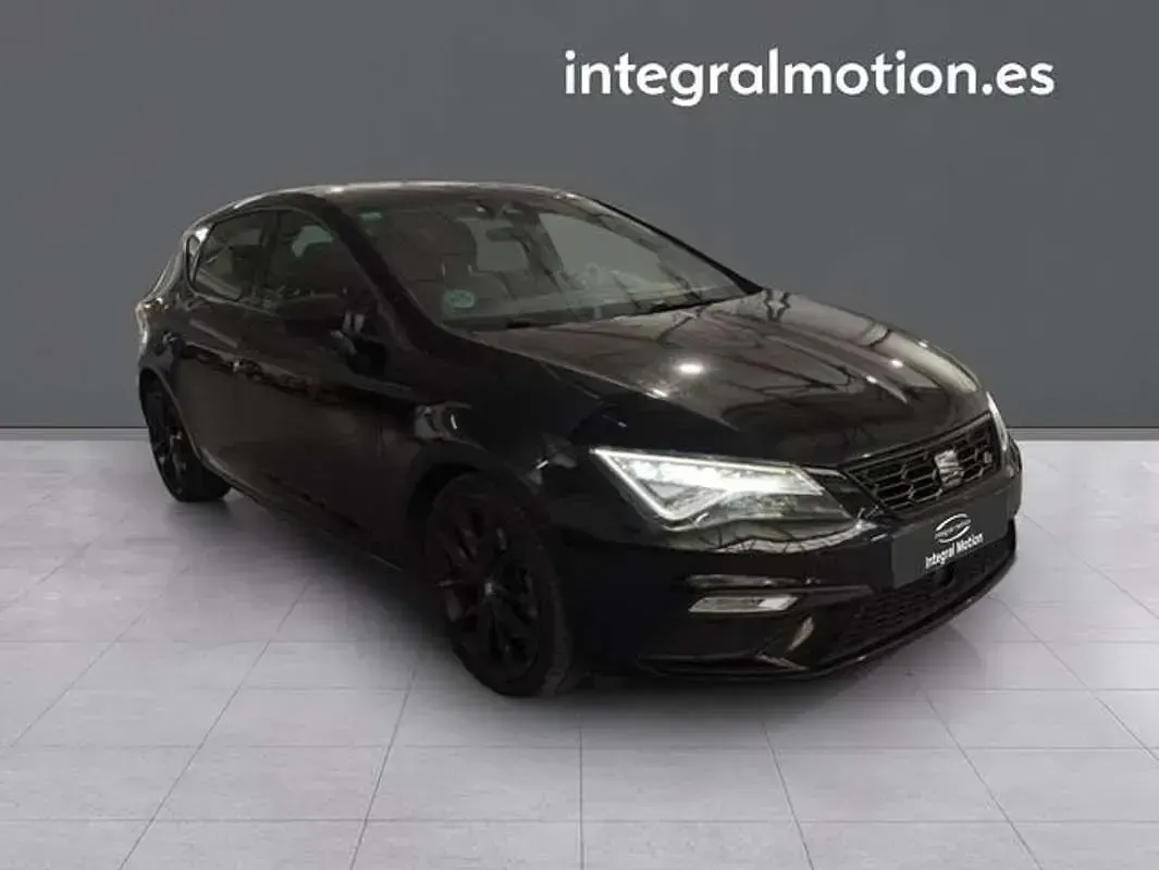 Usado Seat Leon ST FR 150 CV (110 kW) 2020 Negro Familiar