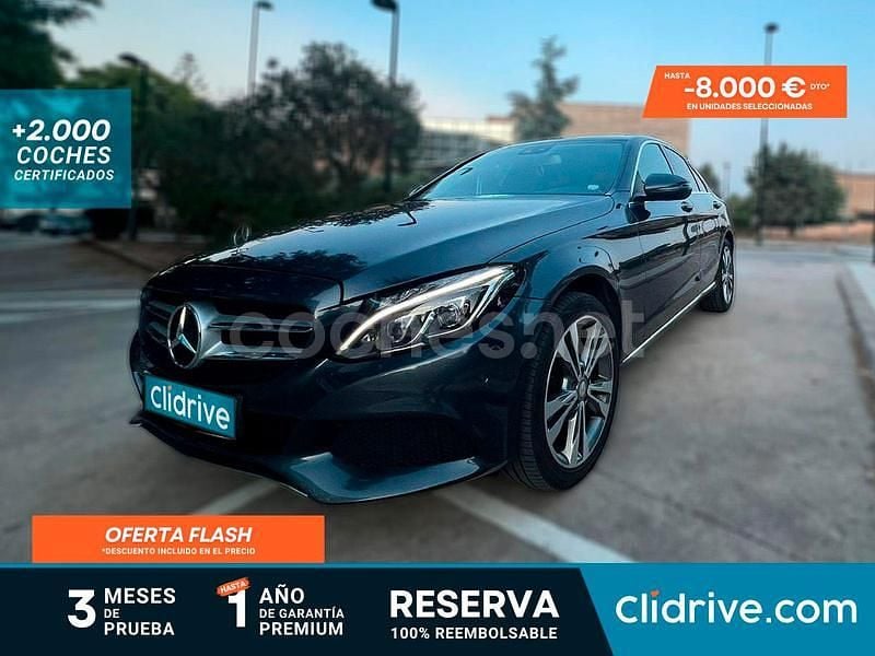Azul Usado 2015 Mercedes C220 Avantgarde Familiar | 16.490 € (Precio justo) - Imagen 1/3