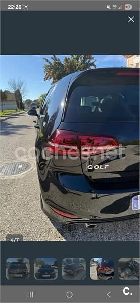 Usado VW Golf VII 110 CV (80 kW) 2015 Negro Berlina