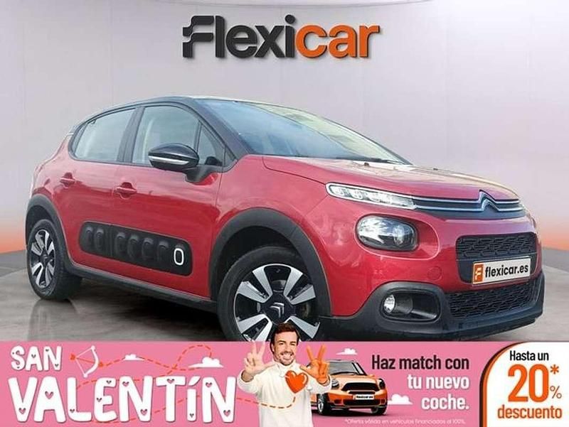 Usado Citroën C3 PureTech 82 CV (60 kW) 2020 Rojo Utilitario