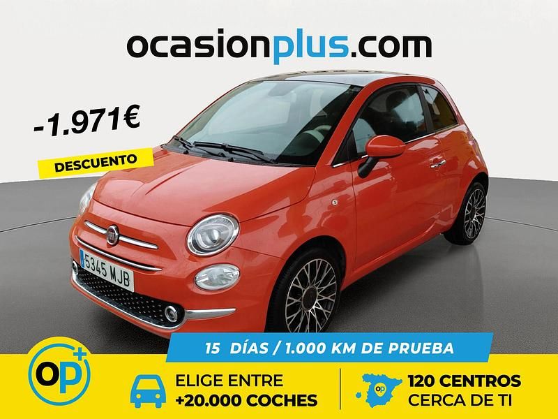 Naranja Usado 2023 Fiat 500 Dolcevita Utilitario | 10.690 € (Precio justo) - Imagen 1/4