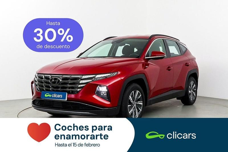 Rojo Usado 2021 Hyundai Tucson SUV | 22.490 € (Precio justo) - Imagen 1/4