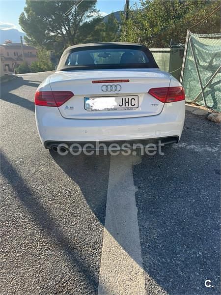 Blanco Usado 2015 Audi A5 Cabriolet S-Line Descapotable | 23.100 € (Un poco caro) - Imagen 1/2