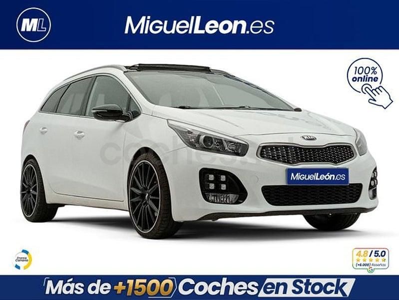 Usado Kia Ceed Sportswagon GT-Line 136 CV (100 kW) 2017 Blanco Familiar