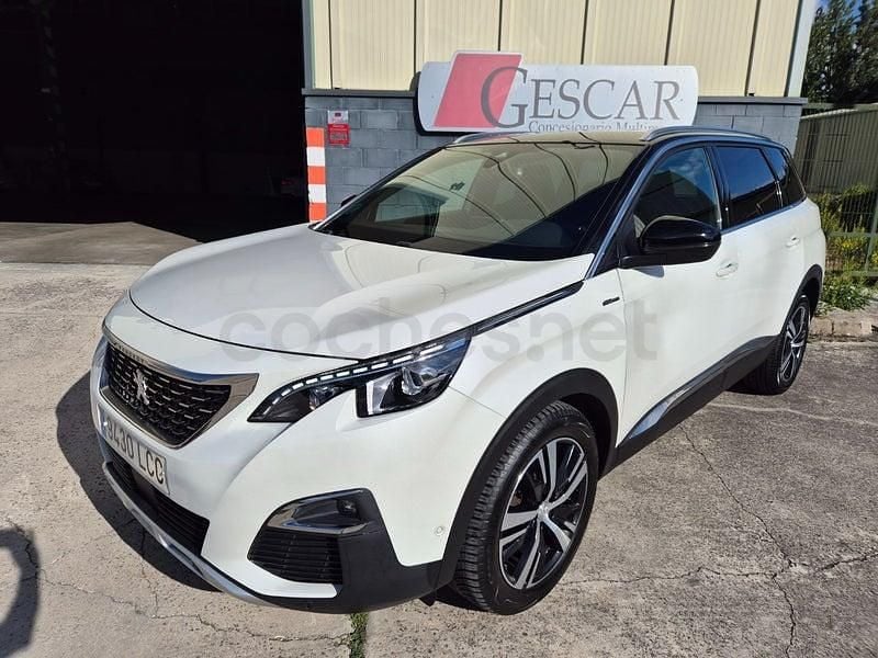 Usado Peugeot 5008 GT-line 130 CV (95 kW) 2019 Blanco Monovolumen