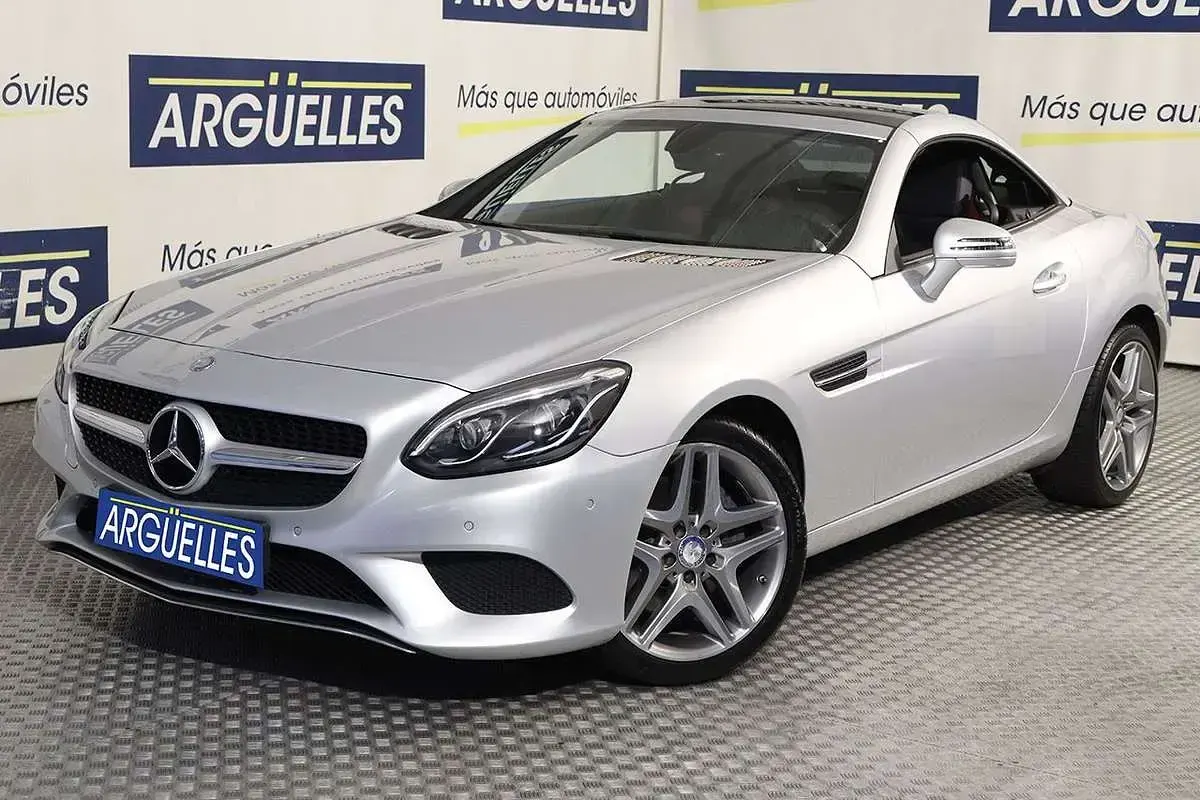 Occasion Mercedes SLK300 245 PK (180 kW) 2016 Grijs Cabriolet