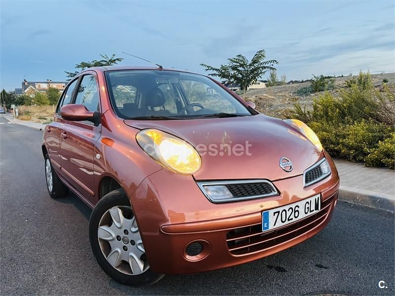 Granate Usado 2009 Nissan Micra Visia Berlina | 3390 € (Precio justo) - Imagen 1/4