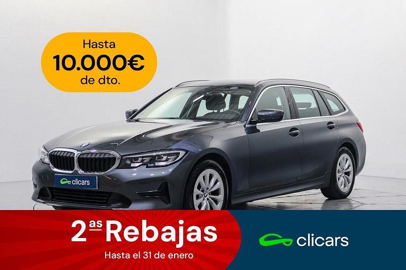 Gris Usado 2021 BMW 318 Familiar | 26.990 € (Un poco caro) - Imagen 1/4