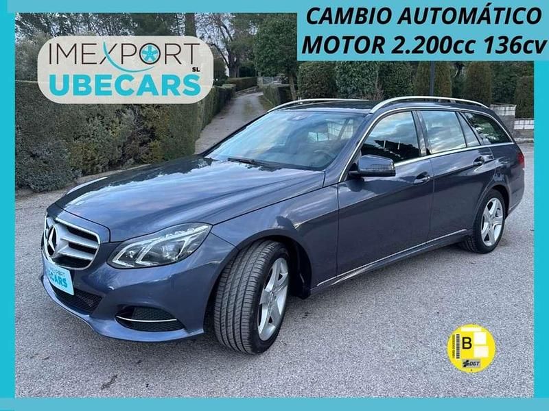 Usado Mercedes E200 136 CV (100 kW) 2013 Gris Familiar