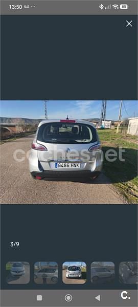 Usado Renault Scénic III Dynamique 110 CV (80 kW) 2012 Gris / plata Monovolumen