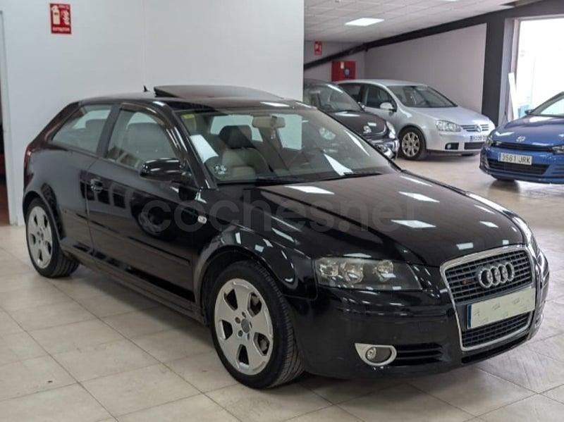 Usado Audi A3 Ambition 116 CV (85 kW) 2007 Negro Utilitario