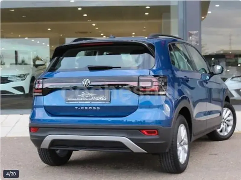 Usado VW T-Cross Advance 95 CV (69 kW) 2023 Azul SUV