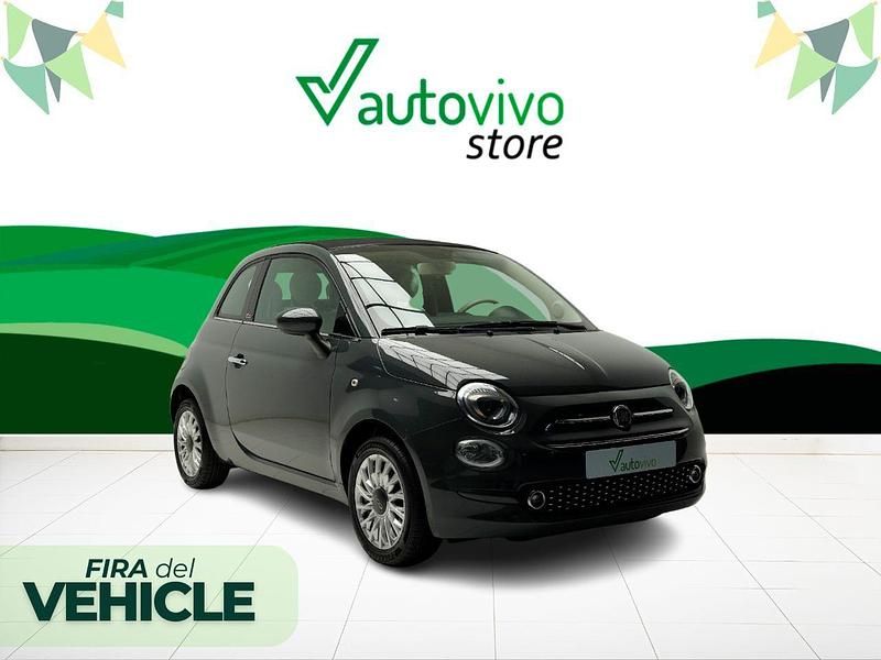 Gris Usado 2019 Fiat 500 Lounge Descapotable | 10.500 € (Precio justo) - Imagen 1/4