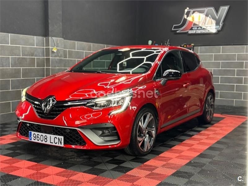 Usado Renault Clio IV RS Line 100 CV (73 kW) 2019 Rojo Berlina
