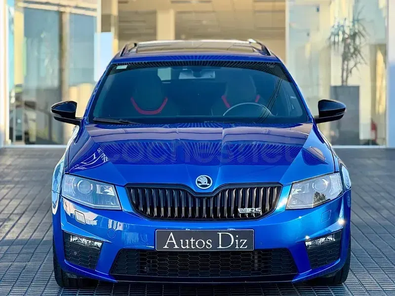 Usado Skoda Octavia RS 220 CV (161 kW) 2016 Azul Familiar