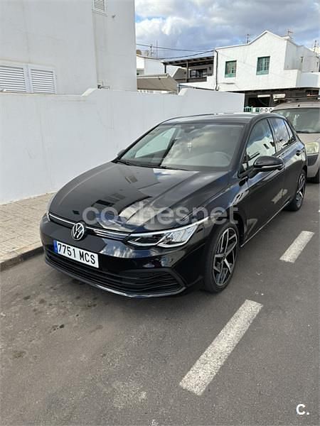 Usado VW Golf VIII Style 130 CV (95 kW) 2022 Negro Berlina