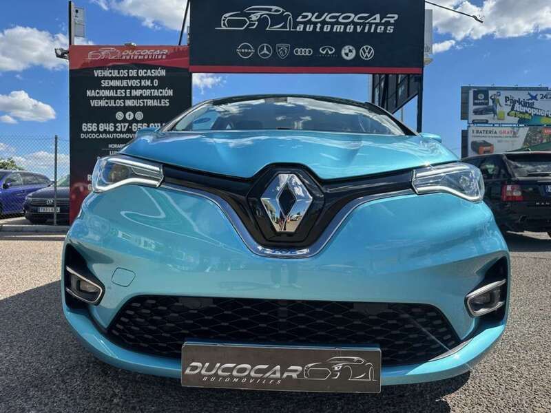 Usado Renault Zoe Intens 80 kW (109 CV) 2021 Azul Utilitario