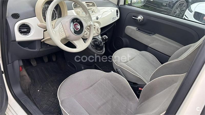 Usado Fiat 500 69 CV (50 kW) 2014 Blanco Berlina