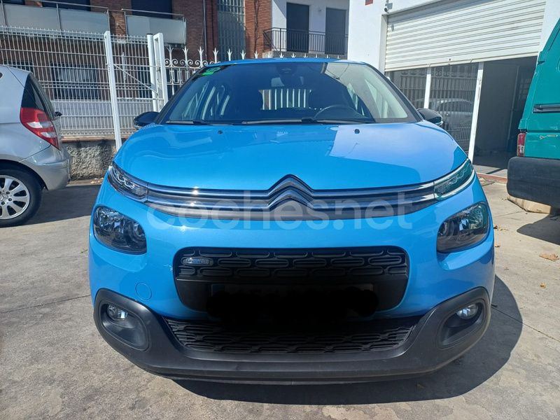 Usado Citroën C3 PureTech 82 CV (60 kW) 2017 Azul Utilitario