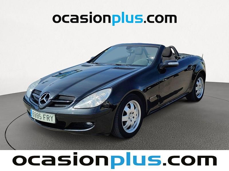 Negro Usado 2007 Mercedes SLK200 Descapotable | 11.900 € (Precio justo) - Imagen 1/4