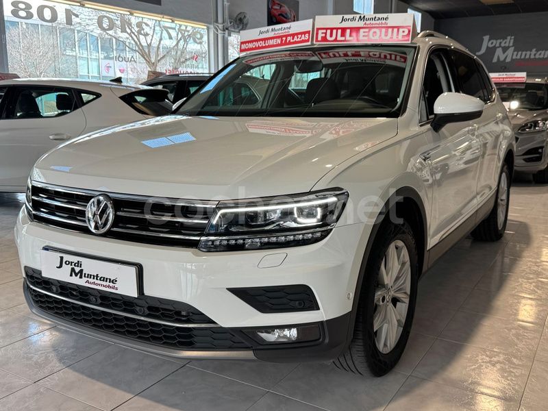 Blanco Usado 2019 VW Tiguan Allspace Sportline SUV | 32.890 € (Un poco caro) - Imagen 1/4