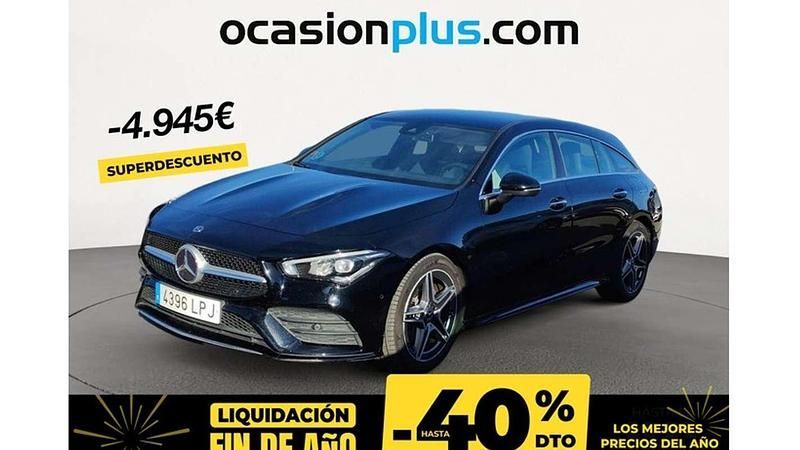 Negro Usado 2021 Mercedes CLA200 Shooting Brake Familiar | 27.955 € (Super precio) - Imagen 1/1