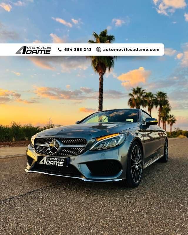 Gris Usado 2018 Mercedes C220 Descapotable | 28.900 € (Precio justo) - Imagen 1/4