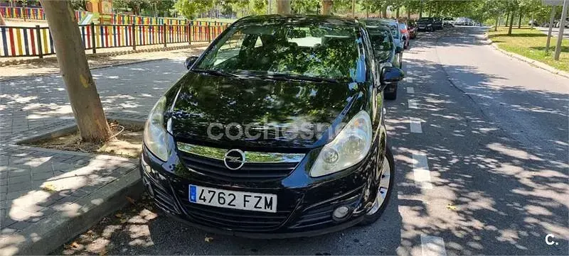 Usado Opel Corsa Enjoy 80 CV (58 kW) 2008 Negro Utilitario