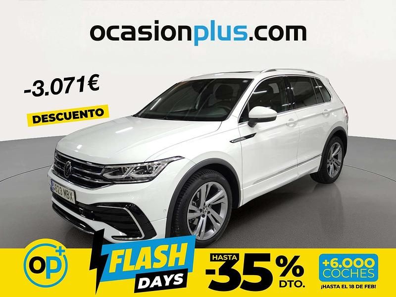 Blanco Usado 2022 VW Tiguan R-line SUV | 33.790 € (Caro) - Imagen 1/4