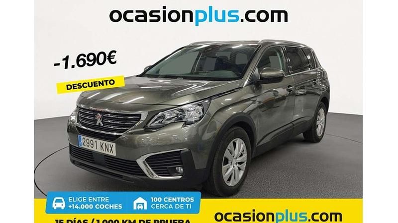 Gris Usado 2018 Peugeot 5008 Active Monovolumen | 16.910 € (Buen precio) - Imagen 1/4