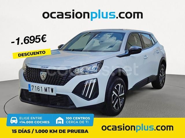 Blanco Usado 2024 Peugeot 2008 Active SUV | 18.390 € (Precio justo) - Imagen 1/4