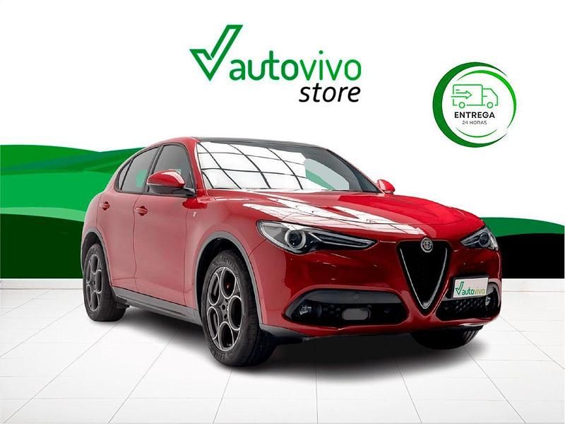 Rojo Usado 2022 Alfa Romeo Stelvio Ti SUV | 33.900 € (Un poco caro) - Imagen 1/4