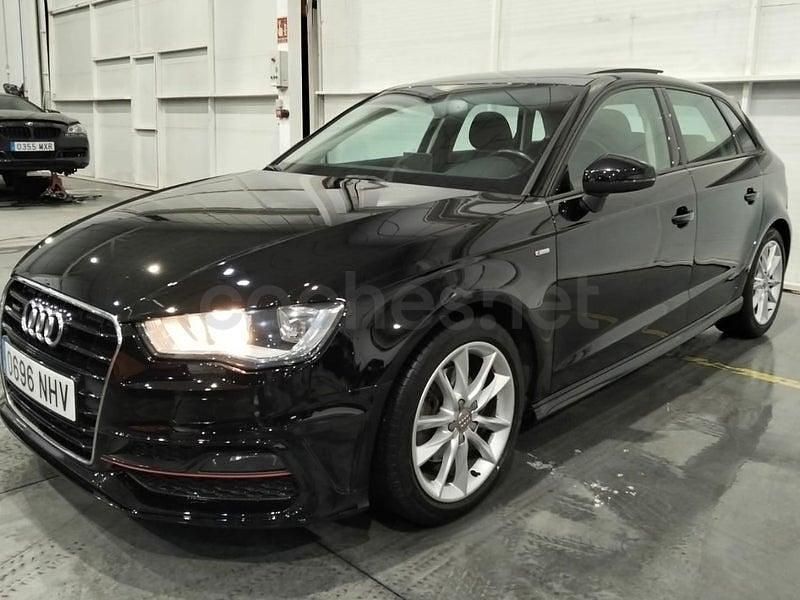 Negro Usado 2014 Audi A3 S-Line Berlina | 14.000 € (Buen precio) - Imagen 1/4
