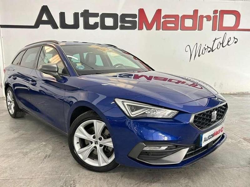 Azul Usado 2020 Seat Leon ST FR Familiar | 17.490 € (Precio justo) - Imagen 1/4