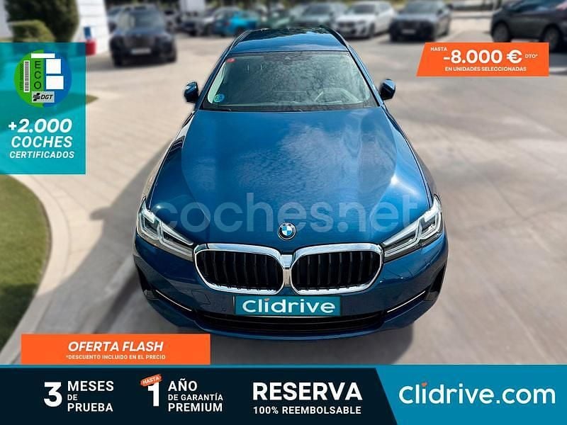 Azul Usado 2021 BMW 530 Comfort Edition Familiar | 38.490 € (Buen precio) - Imagen 1/3