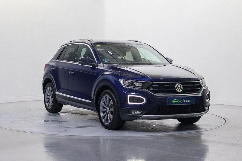 Usado VW T-Roc Sport 150 CV (110 kW) 2020 Azul SUV