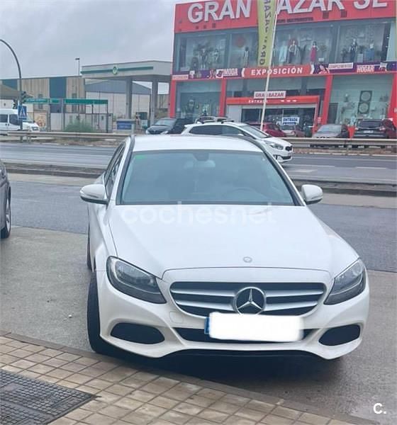 Blanco Usado 2015 Mercedes C200 Familiar | 13.300 € (Precio justo) - Imagen 1/4