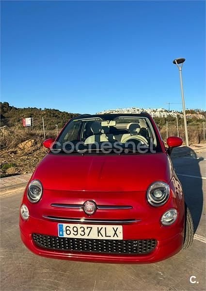 Usado Fiat 500C Lounge 69 CV (50 kW) 2017 Rojo Descapotable