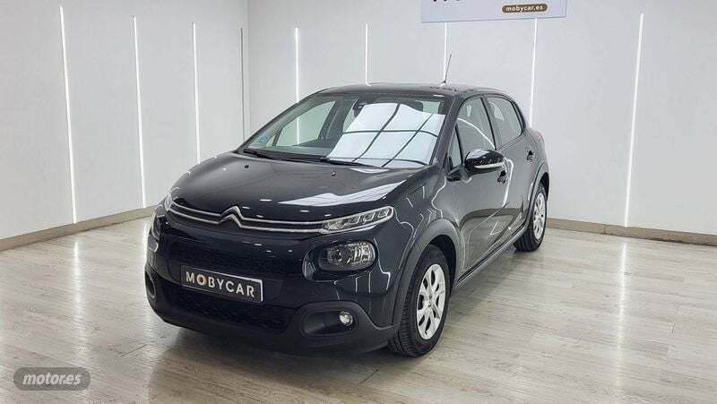 Negro Usado 2018 Citroën C3 Feel Utilitario | 10.795 € (Precio justo) - Imagen 1/4