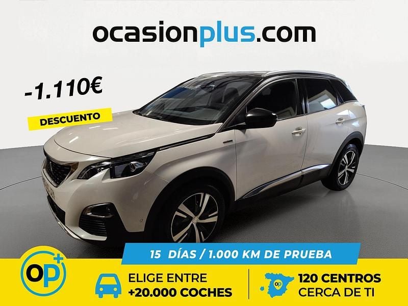 Blanco Usado 2017 Peugeot 3008 GT-line SUV | 14.990 € (Precio justo) - Imagen 1/4