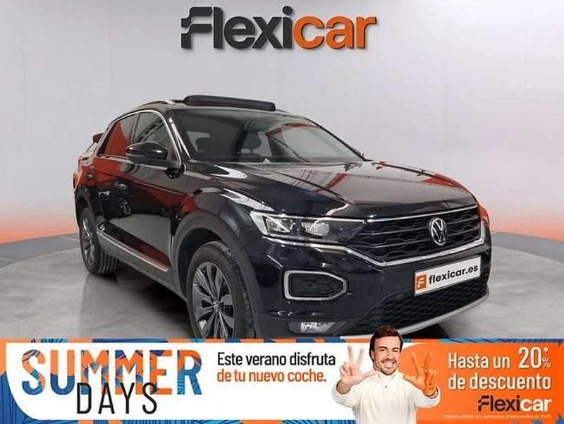 Negro Usado 2021 VW T-Roc Sportline SUV | 21.390 € (Precio justo) - Imagen 1/4