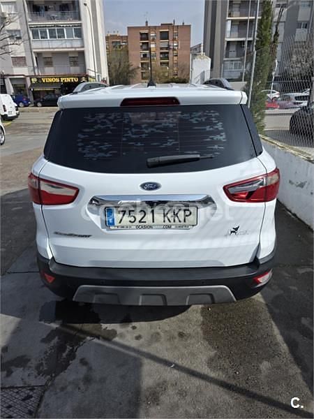 Usado Ford Ecosport Titanium 100 CV (73 kW) 2018 Blanco SUV