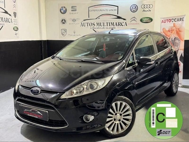 Negro Usado 2009 Ford Fiesta Titanium Utilitario | 3999 € (Buen precio) - Imagen 1/4