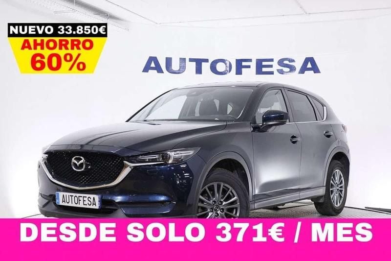 Azul Usado 2017 Mazda CX-5 Luxury SUV | 13.650 € (Precio justo) - Imagen 1/4