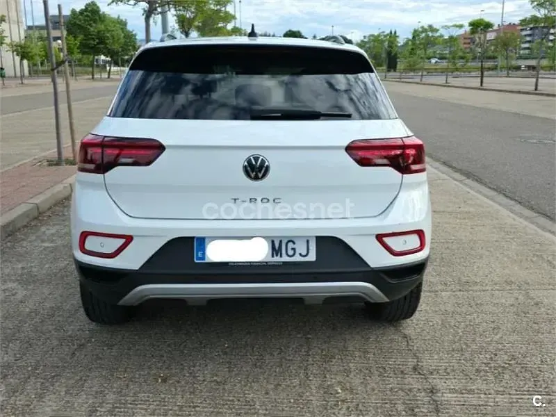 Usado VW T-Roc Life 150 CV (110 kW) 2023 Blanco SUV