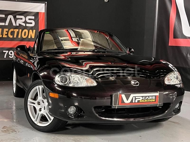 Granate Usado 2004 Mazda MX5 Active Descapotable | 9990 € (Precio justo) - Imagen 1/4