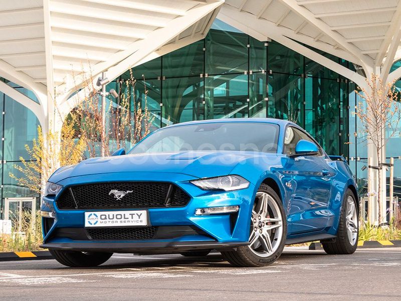 Azul Usado 2019 Ford Mustang GT Coupe | 46.990 € (Precio justo) - Imagen 1/4