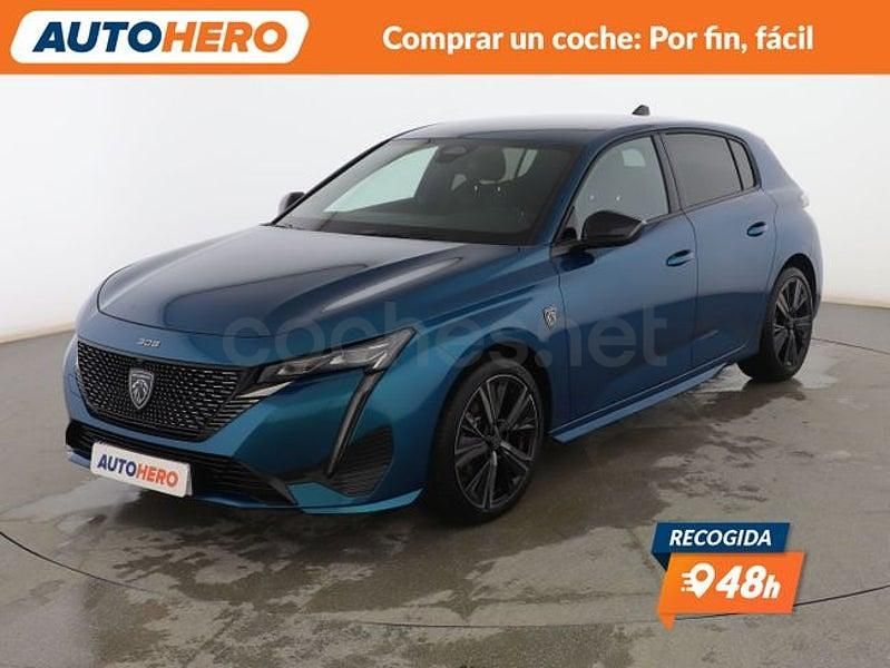 Usado Peugeot 308 GT 136 CV (100 kW) 2025 Azul Berlina