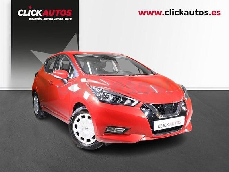 Usado Nissan Micra Acenta 92 CV (67 kW) 2022 Rojo Utilitario
