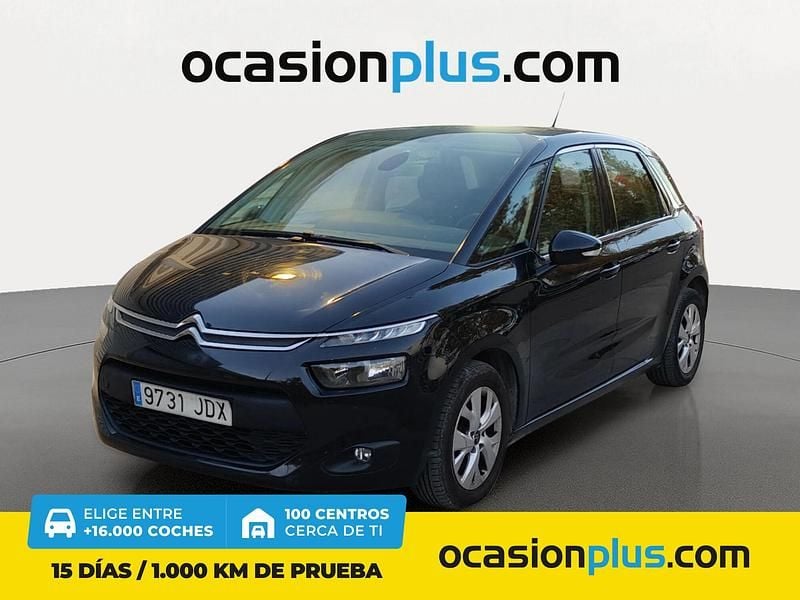 Negro Usado 2015 Citroën C4 PureTech Monovolumen | 6990 € (Super precio) - Imagen 1/4